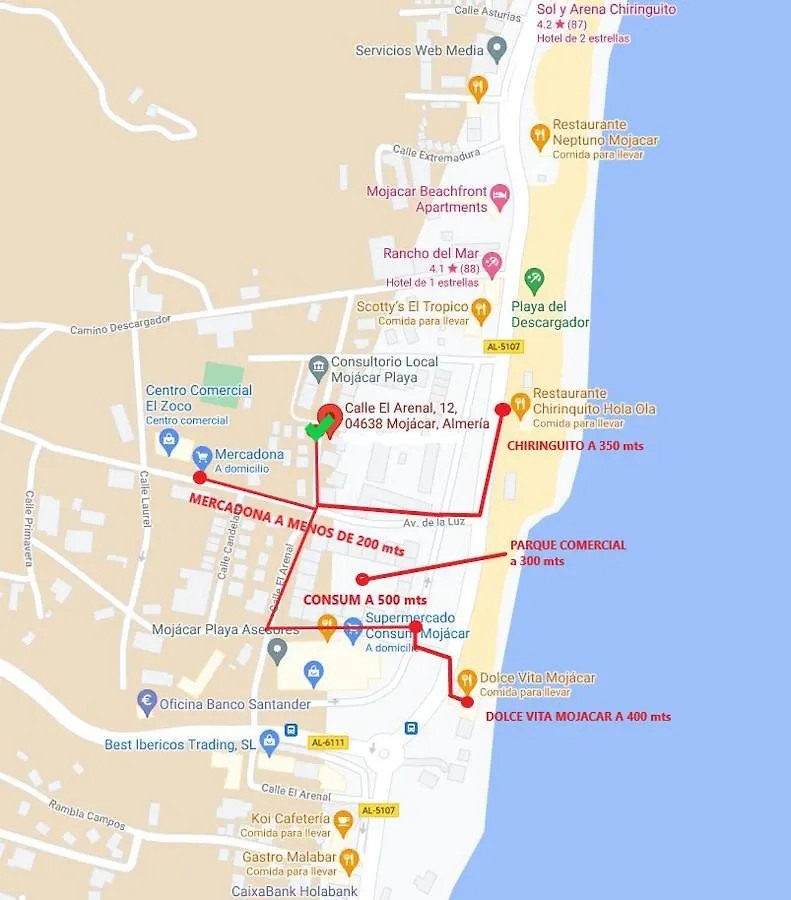 Apartamento En Segunda Linea De Playa Mojácar Apartament